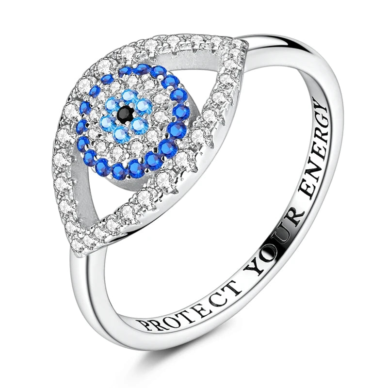 LAZA 925 Sterling Silver Colorful Rings Sparking Zirconium Bowknot Moon Sun Original Rin detail view