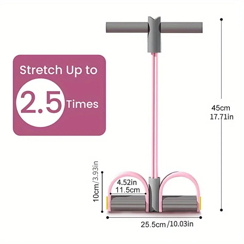 Adjustable Resistance Foot Pedal Exerciser | Home Gym Equipment for Waist Leg and A additional angle