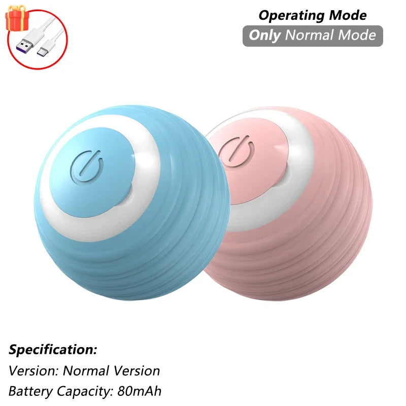 Interactive Smart Cat Toy Ball | Automatic Rolling Ball with Obstacle Avoidance alternate view
