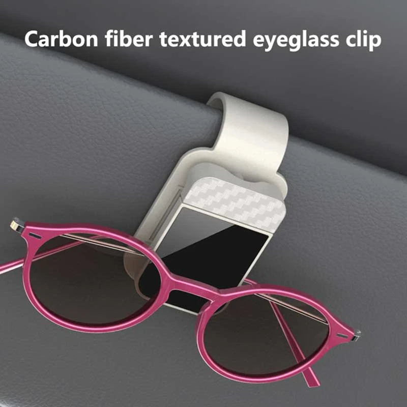 Sun Visor Sunglasses Clip Holder close-up view
