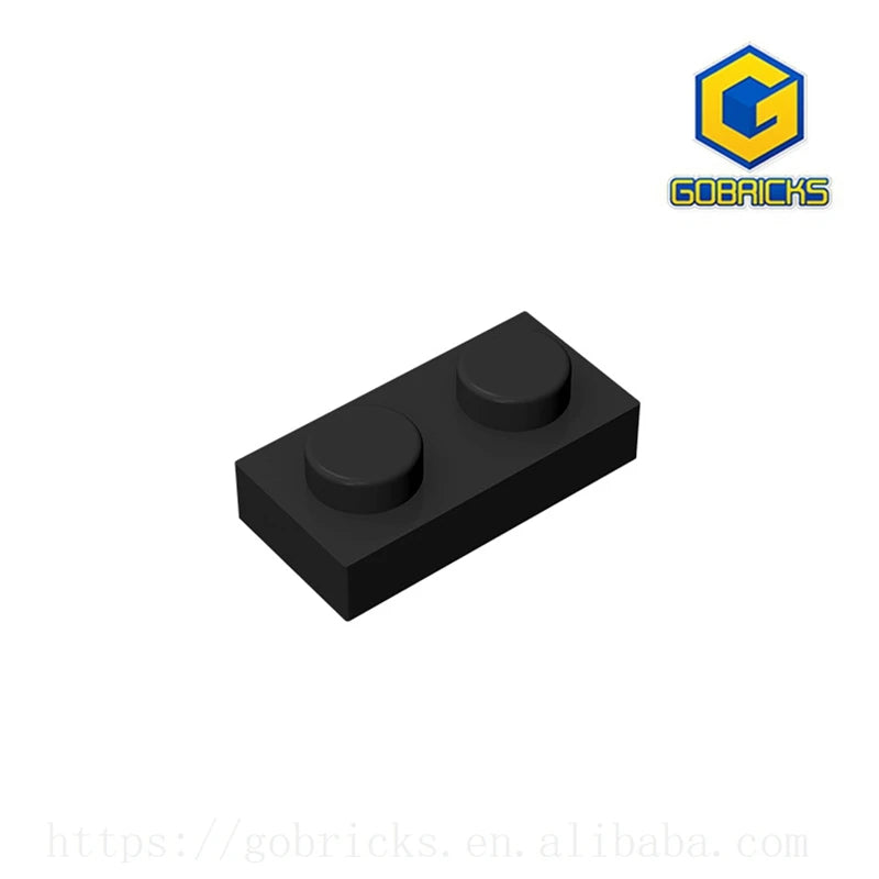 Gobricks Plate 1 x 2 Building Blocks 6225 Pieces | Compatible with Lego 3023
