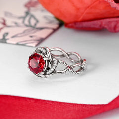 New Original Silver 925 Rings Sparking Colorful Infinite Love Heart Ring for Women En alternate view