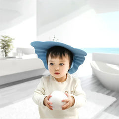 Adjustable Baby Shower Cap - Soft Bathing Hat for Kids with Ear Protection, Gentle Hair Wash Shield (0-4 Years)