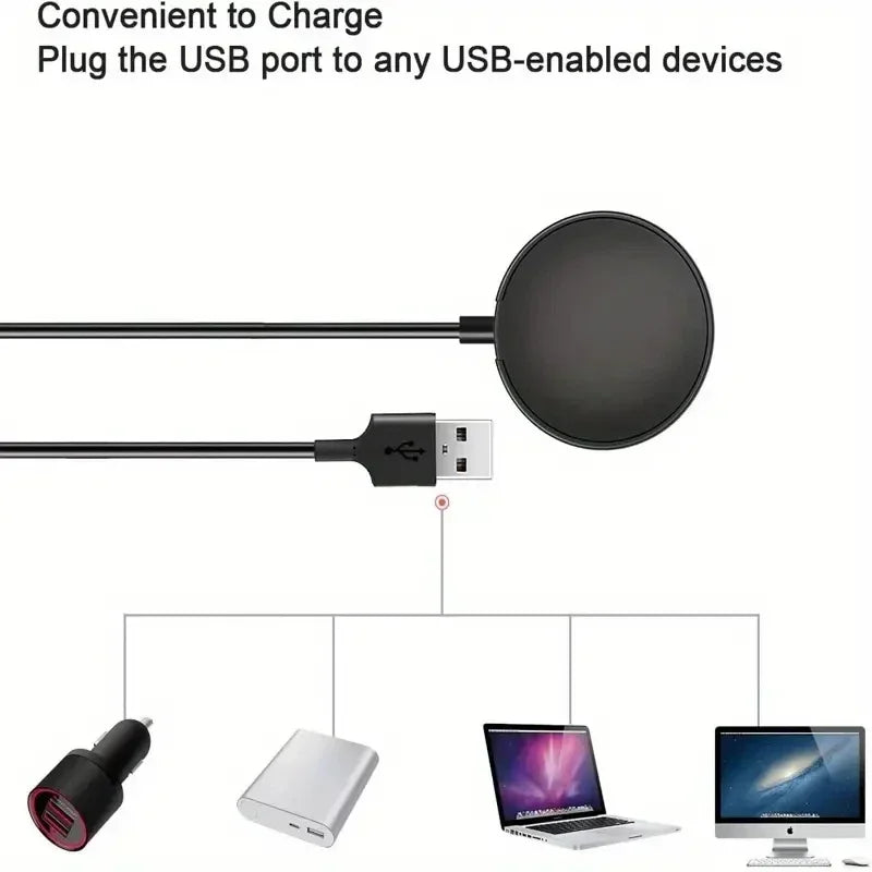 Portable Magnetic Wireless Charger Dock for Samsung Galaxy Watch – USB Charging Stand - Onlytenbucks.com