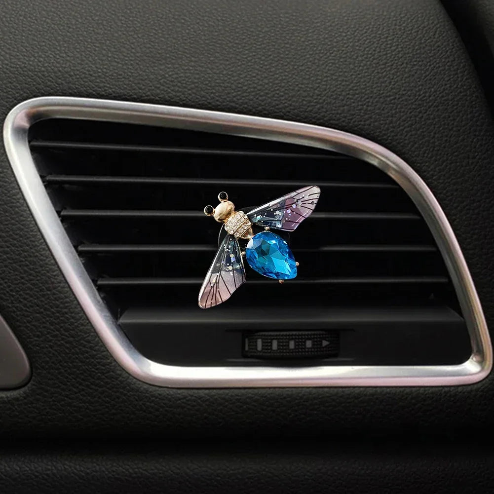 Butterfly Dragonfly Bee Car Perfume Clip Air Outlet Freshener additional angle