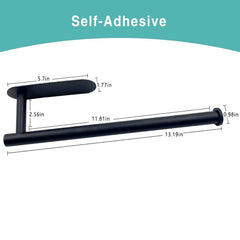 Kitchen Paper Towel Holder Adhesive Tissue Hanger Toilet Roll Paper Dispenser Cabinet St detail view