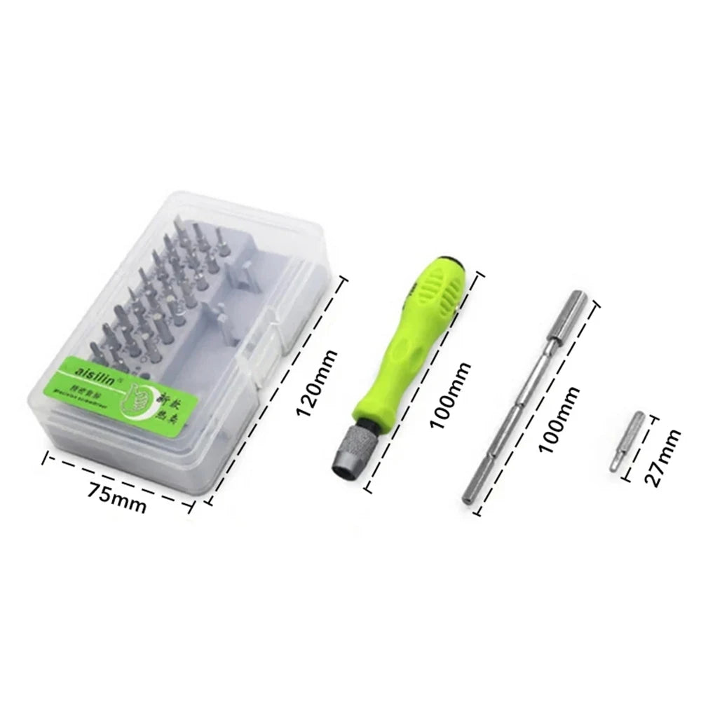 32 In 1 Multifunction Screwdriver Kit | Magnetic Precision Repair Tool Set additional angle