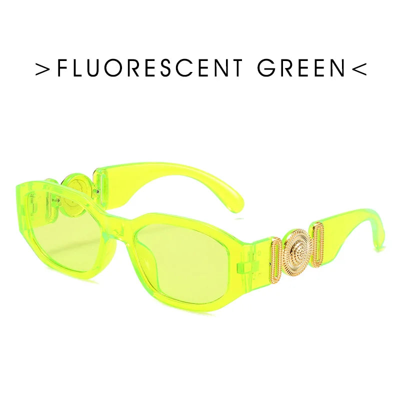 Vintage Square Luxury Small Frame Sunglasses Men Women Rectangle Brand Design Fashion Square Sun Glasses Shades Vintage Glasses