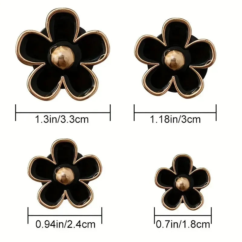 4Pcs/set Car Air Outlet Perfume Clip Cute Flower Aromatherapy Clip Mini Decoration Ca lifestyle view