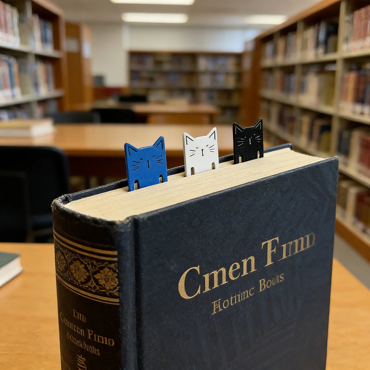 "Read for Growth" Reading Bookmarks, Creative Cat-Themed Labels, Reading Gifts for Book detail view
