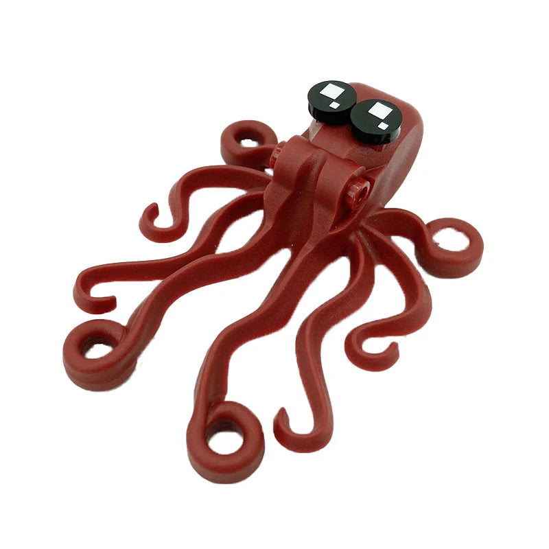 Marine Animal Building Blocks Set | Crocodile Whale Shark Octopus Snake Dinosaur Toys alternate view