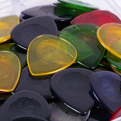 15pcs Color Guitar Pick 1mm/2mm/3mm - Three Thickness Groove Anti-Slip - Suitable for Acoustic Guita