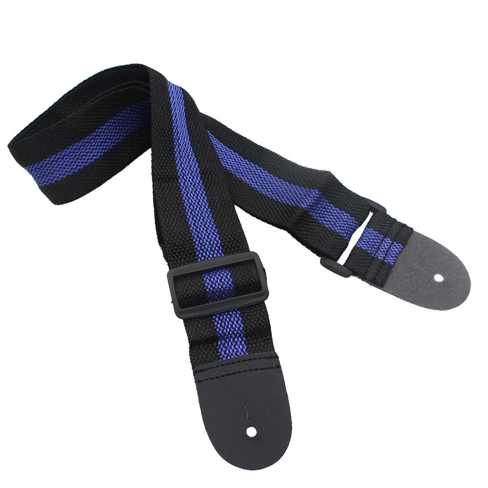 Guitar Strap Multi-Color Guitar Belts Adjustable Pure Cotton Guitar Straps for Bass Ac close-up view