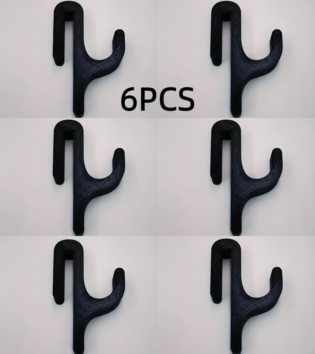Modern Plastic Shower Hook detail view