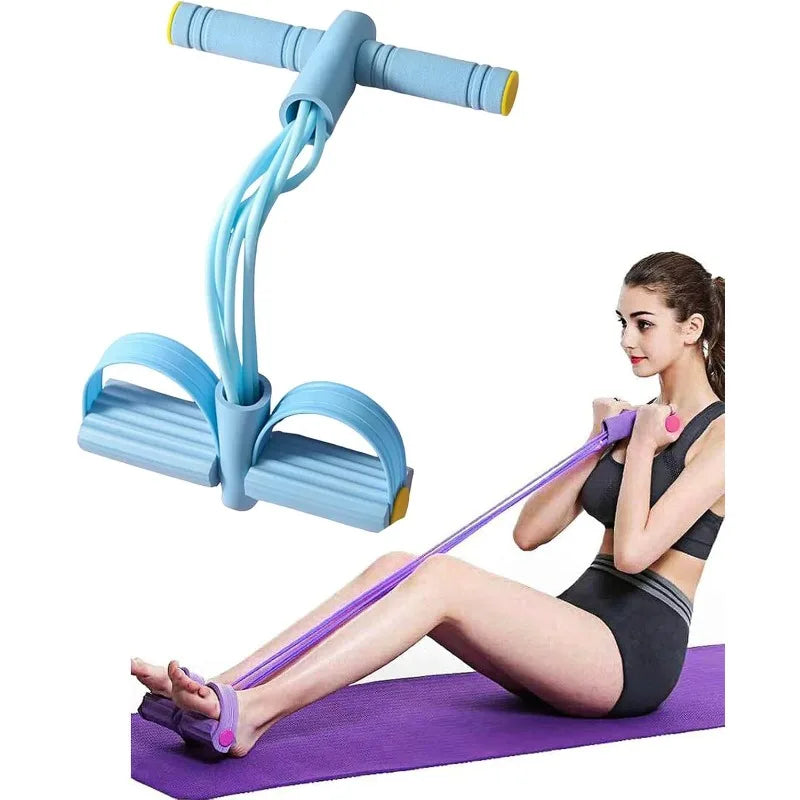 38cm Full Body Workout Resistance Bands | TPE Elastic Tubes with Foam Grips alternate view