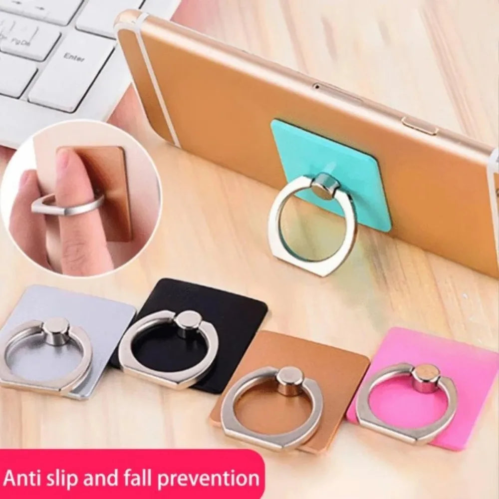 360° Degree Rotating Lazy Bracket Finger Ring Phone Holder Socket Round Smartphone additional angle