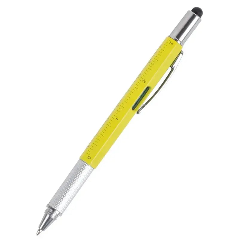 Multi-function Tool Pen | Six-in-One Ballpoint Pen with Screwdriver and Level additional angle