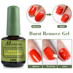 Misscheering 15ml Magic Fast Nail Gel Polish Remover Clean UV Soak Off Semi Permanent Va detail view