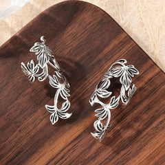 Bohemian Style Retro Leaf Shaped Ear Clips For Women Fashion Vine Shape Ear Clip Daily W detail view