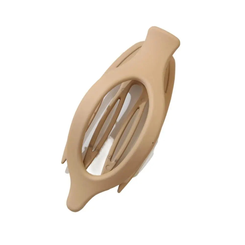 Grote Plastic Haarklauw Clip Matte Kleur Haarklemmen Grip Holte Ovale Geometrische Ba alternate view