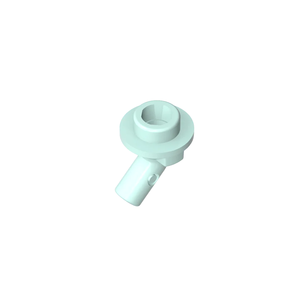 Gobricks GDS-2192 Bar, Angled with Stud on End | Compatible with Lego 65578 Technical alternate view