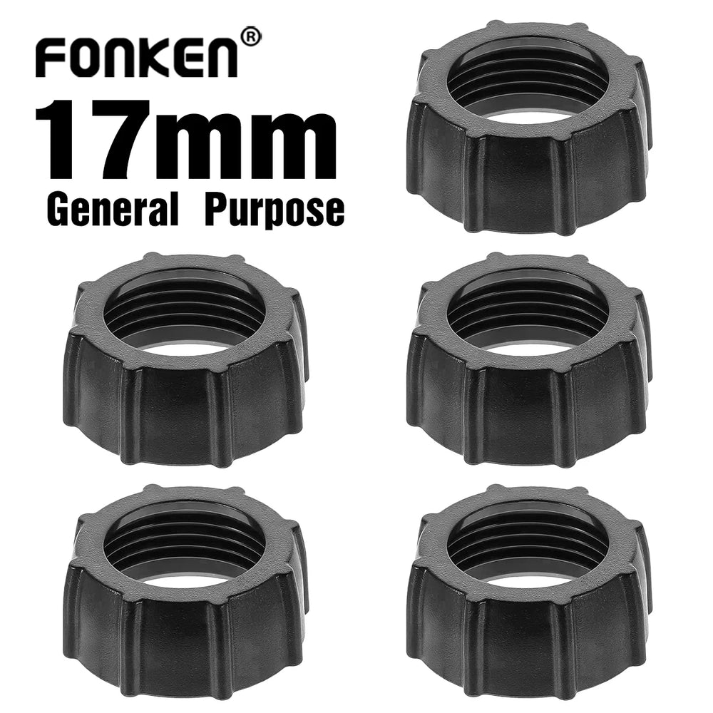 5pcs/lot Bracket Nut for 17MM Ball Head Car Mobile Phone Stand Screw Nut Fixing Clip Ring Locking Ho