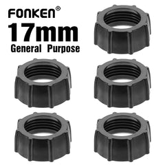 5pcs/lot Bracket Nut for 17MM Ball Head Car Mobile Phone Stand Screw Nut Fixing Clip Ring Locking Ho