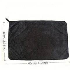 Dark Gray Car Microfiber Towel 60 x 90 cm