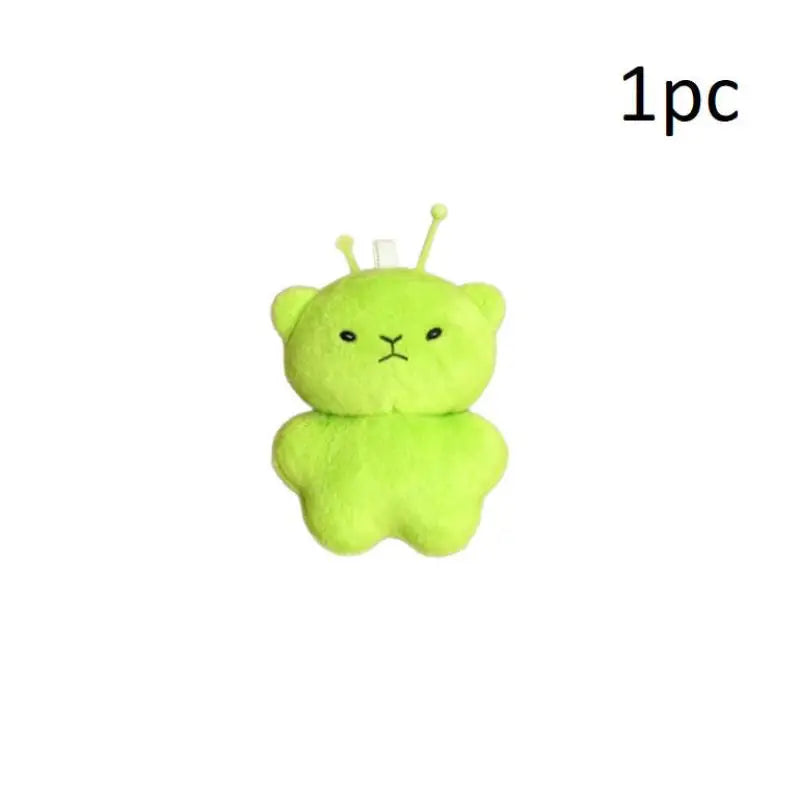 【Peace】Alien Cat Plush Toy Cartoon Stuffed Animal Keychain Accessories Creative Ugly alternate view