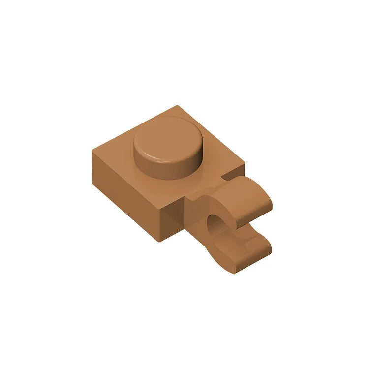 PLATE 1X1 W/HOLDER VERTICAL Building Block | Compatible with Lego 6019 61252 lifestyle view