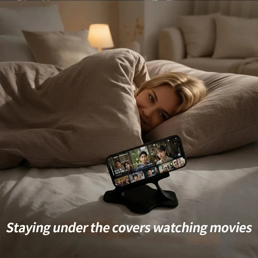 Ergonomic Bed Lazy Phone Stand for Side Lying - Stable Hands-Free Phone Holder Perfec lifestyle view