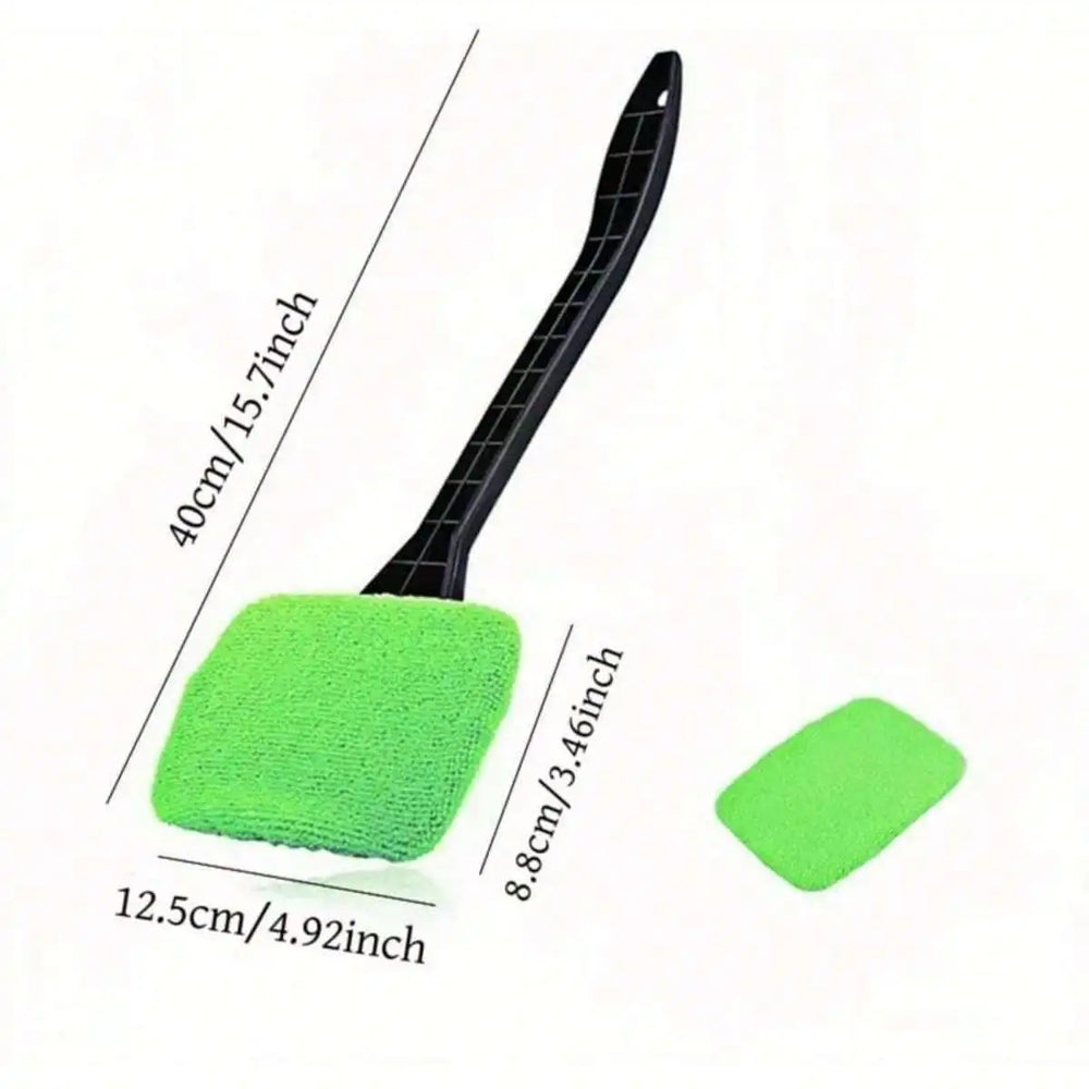 Car Windshield Cleaning Tool, Telescopic Handle Window Cleaner with Washable Microfib alternate view