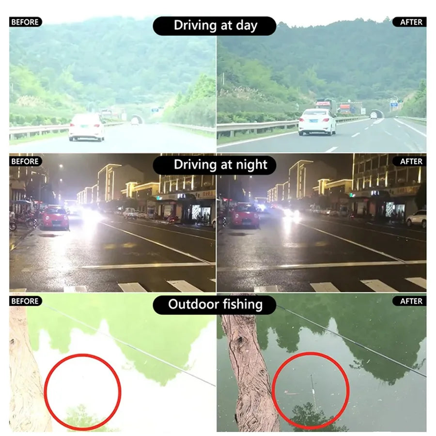 Sunglasses Driving Fishing Chameleon Glasses Change Color Sun Glasses Day Night Vision close-up view