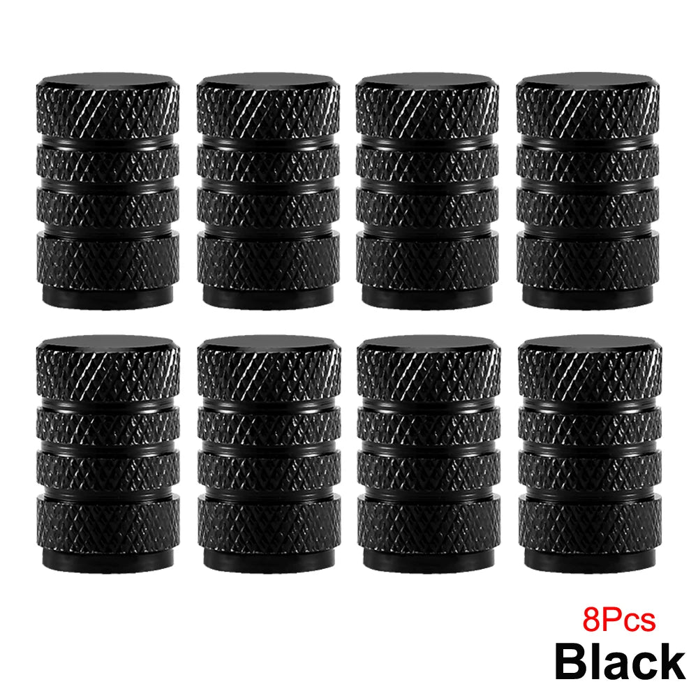 Aluminum Tire Valve Caps, Dustproof Stem Covers for Car Truck Bike additional angle