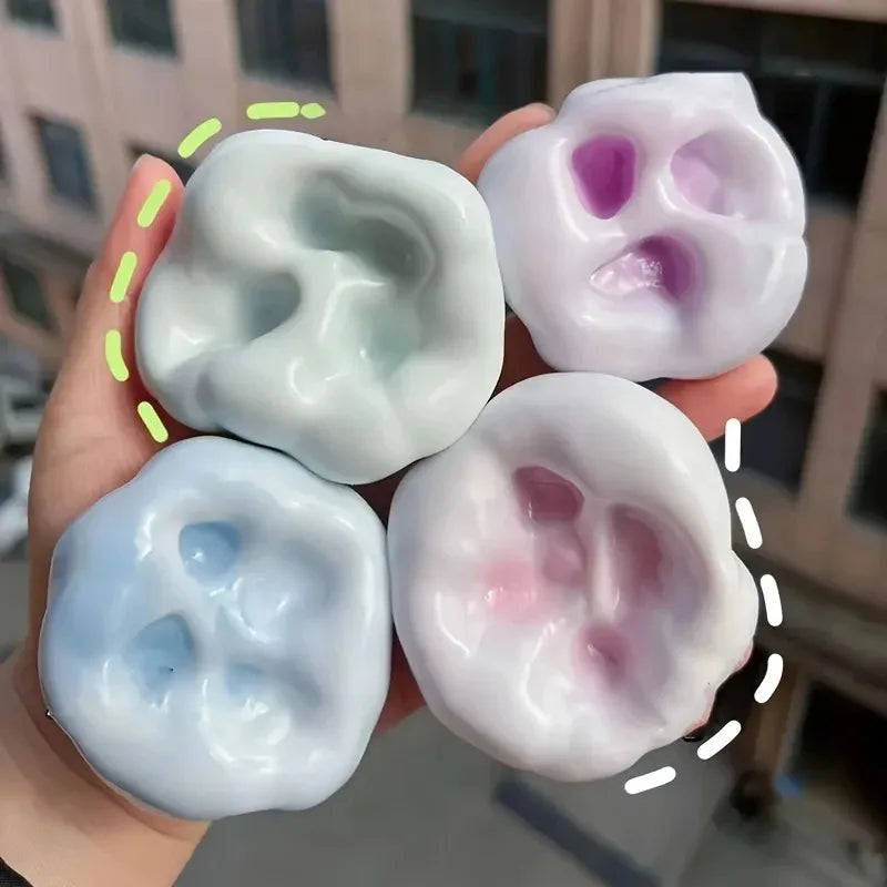 Squishy Stress Balls Rainbow Glutinous Ball Shapeable Vacuum Fidget Toy | Party Favor lifestyle view