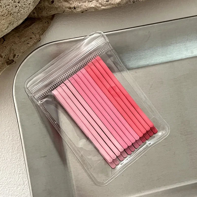 12pcs Candy Color Metal Hair Clips Curly Wavy Grips Hairstyle Bobby Pins Women Girls H close-up view
