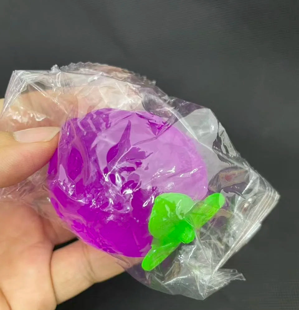 Taba Squishy Cool In Summer Tomatoes Water Balloon | Unbreakable Artificial Fruit Sque close-up view