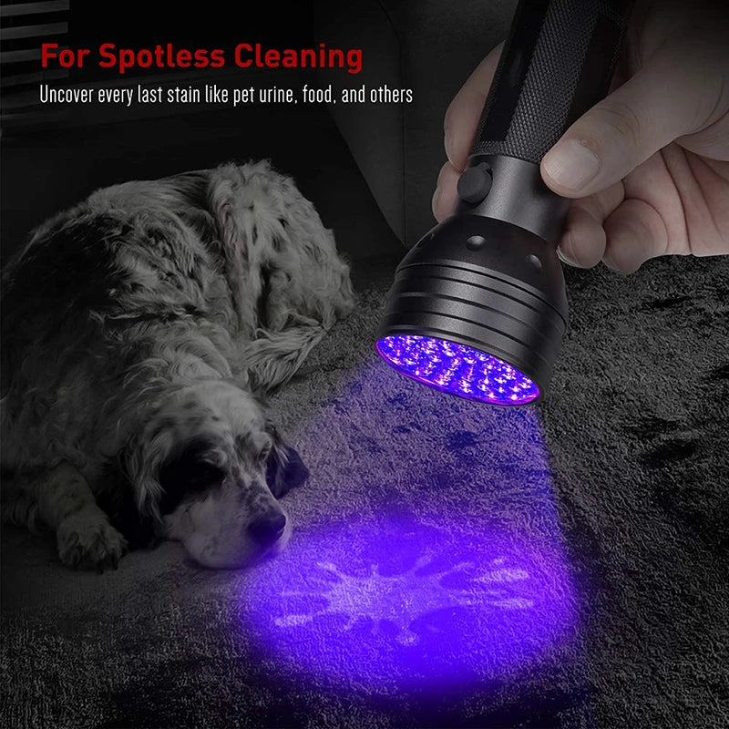 395nm UV Black Light Flashlight | Pet Urine Detector for Dog Stains and Bed Bugs alternate view