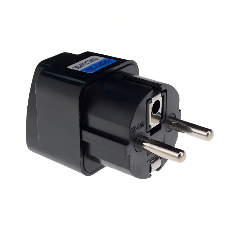 International Travel Power Adapter to Euro Plug Converter detail view