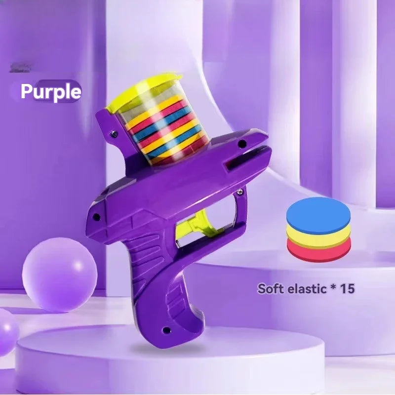 Children's UFO Radish Gun Toy | Safety Soft Bullet Outdoor Battle Set detail view