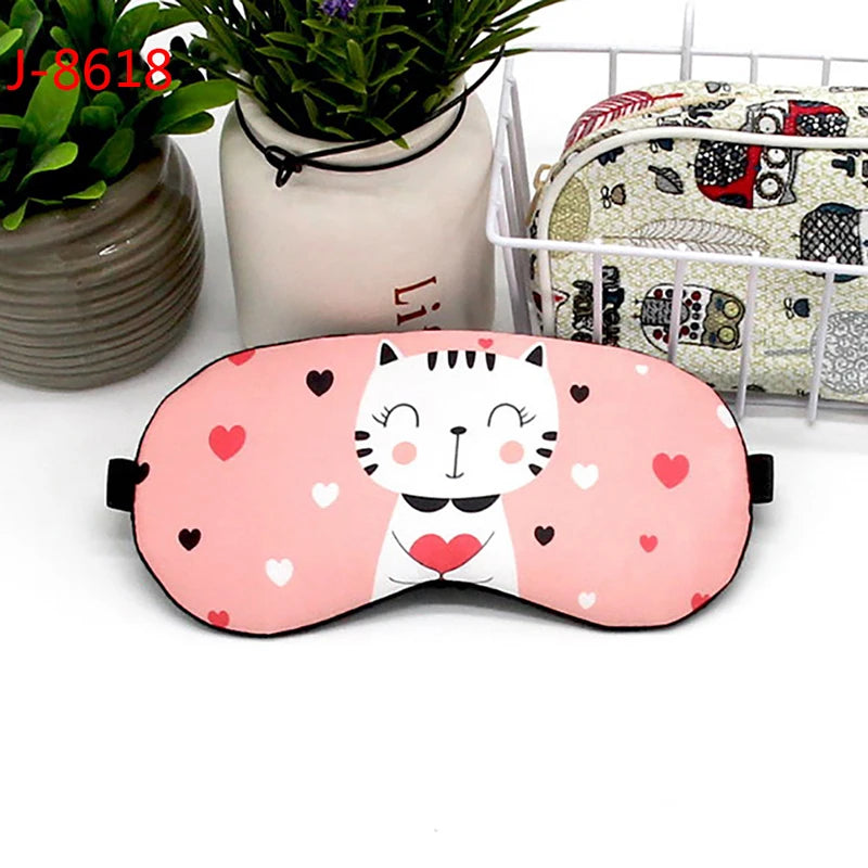 Cute Panda Eye Mask | Plush Sleep Eye Cover for Travel lifestyle view