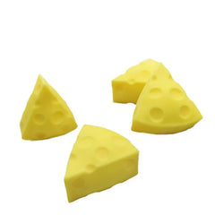 Adult Squeeze Toy Simulation Cheese Squeeze Toys Soft Cute Decompressing Pinching Chee close-up view