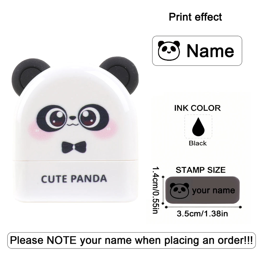 Personalized Animal Name Stamp | Custom Waterproof Clothing Label for Kids alternate view