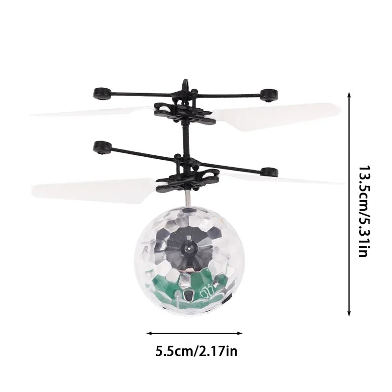 Unique Toy Gesture-controlled Colorful Luminous Crystal Ball Pendant Children's Uniqu alternate view