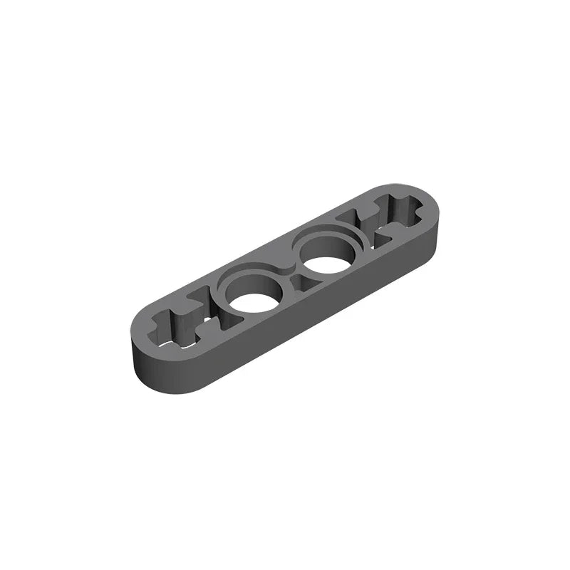 Gobricks GDS-690 Technical Liftarm Thin 1 x 4 with Axle Holes | Compatible Building Bloc detail view