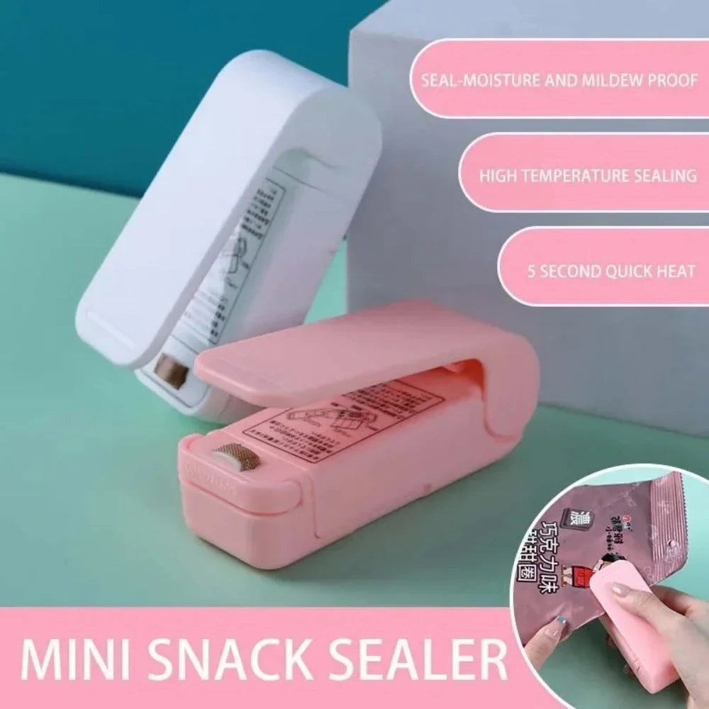 Kitchen Handheld Snack Sealer Plastic Bag Sealer for Freshness Easy-To-Use alternate view
