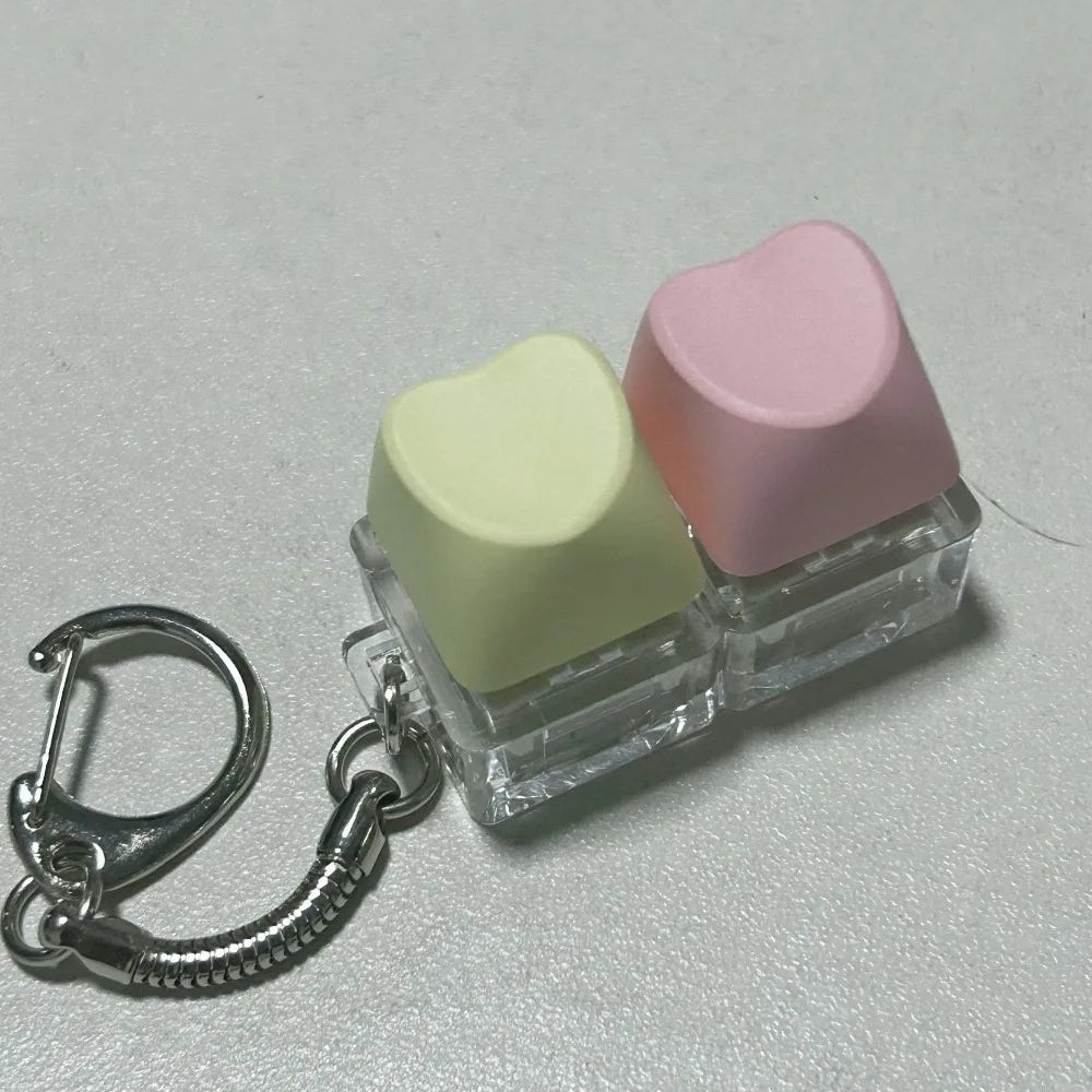 Finger Keyboard Push Pop Game | Stress Relief Desk Toy close-up view