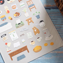 Korean Import Original Suatelier Grandapa's Room Paper Stickers Scrapbooking Diy Journal Stationery Sticker Deco Art Supply