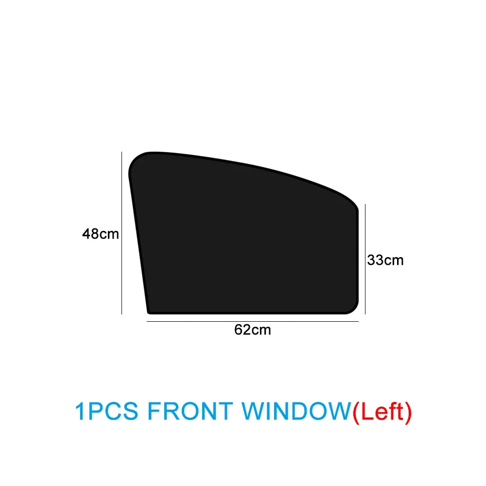 Magnetic Car Sunshade Window Sun Shade Cover detail view