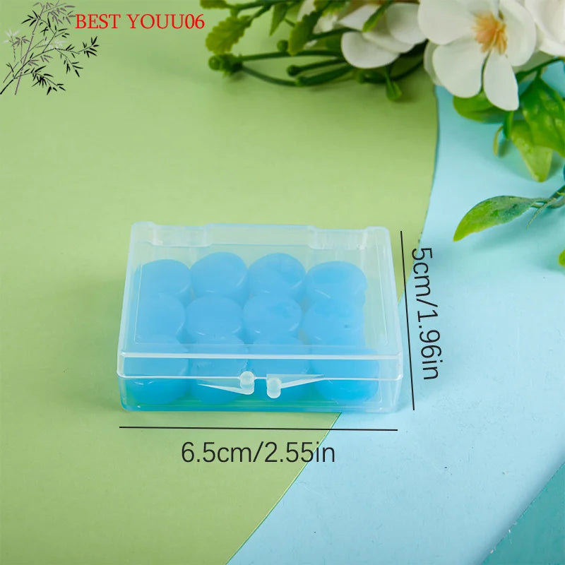 Silicone Ear Plugs for Sleeping | Noise Reduction Reusable Earplugs lifestyle view
